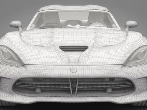 Dodge Viper 3Dモデル