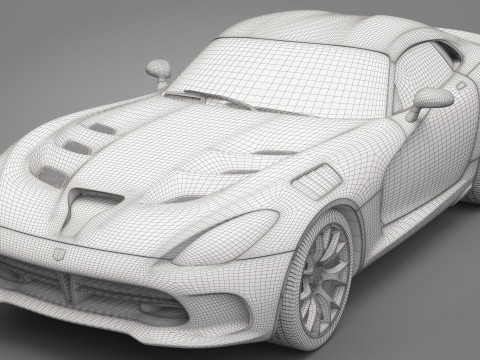 Dodge Viper 3Dモデル