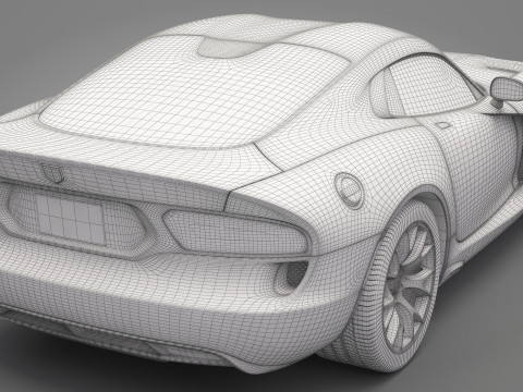 Dodge Viper 3Dモデル