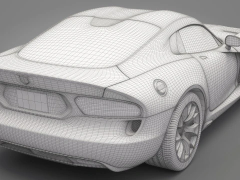 Dodge Viper 3D Model