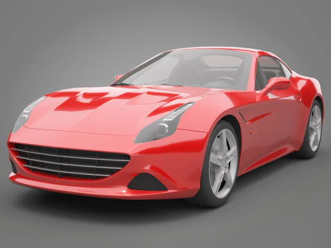 Carro Esportivo Gen&eacute;rico 03 Modelo 3D