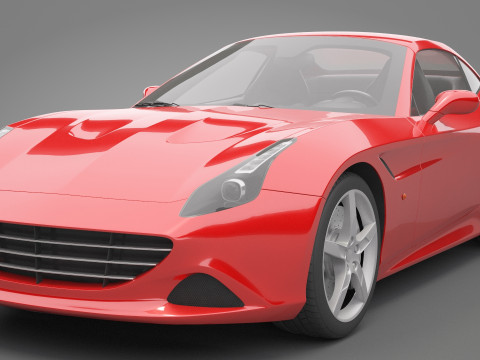 Generic Sport Car 03 3D Модель