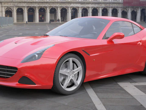 Generic Sport Car 03 3D Model