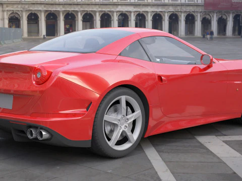 Generic Sport Car 03 3D Model