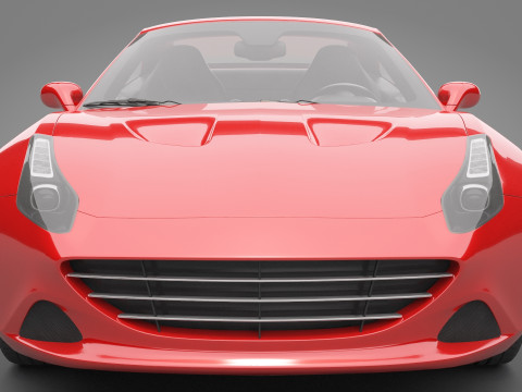 Generic Sport Car 03 3D Модель
