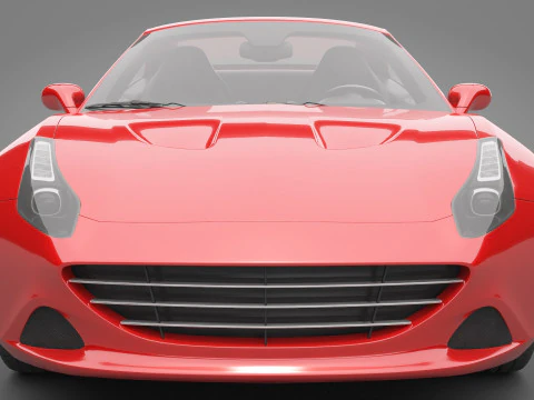 Generic Sport Car 03 3D Model