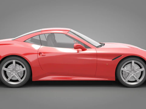 Generic Sport Car 03 3D Model
