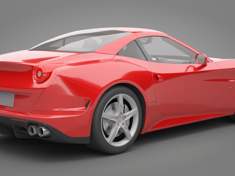 Generic Sport Car 03 3D Модель