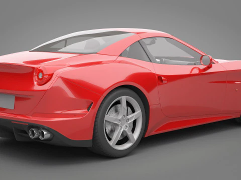 Generic Sport Car 03 3D Model