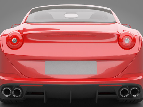 Generic Sport Car 03 3D Модель