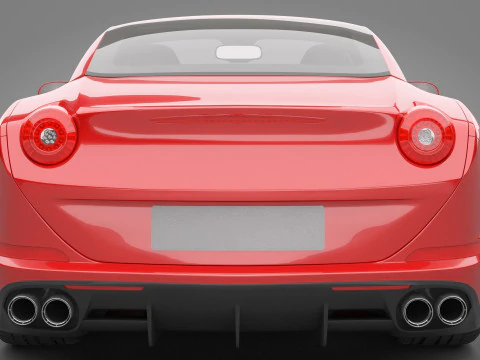 Generic Sport Car 03 3D Model