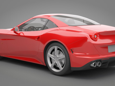 Generic Sport Car 03 3D Модель
