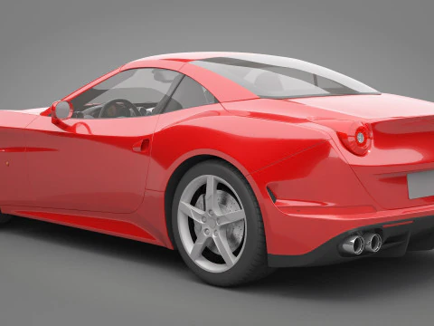 Generic Sport Car 03 3D Model