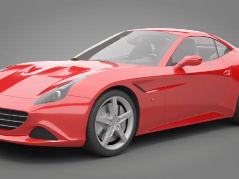 Generic Sport Car 03 3D Модель