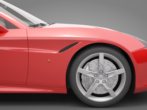 Generic Sport Car 03 3D Модель