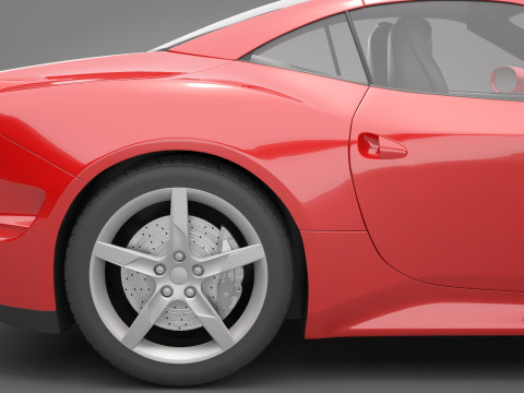 Generic Sport Car 03 3D Модель