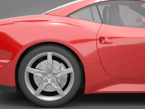 Generic Sport Car 03 3D Model