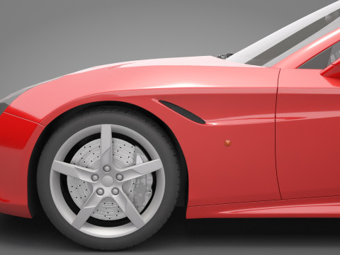 Generic Sport Car 03 3D Модель