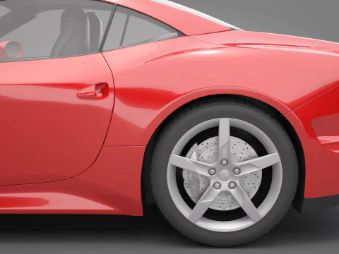 Generic Sport Car 03 3D Model