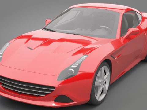Generic Sport Car 03 3D Model