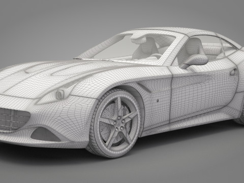 Generic Sport Car 03 3D Модель