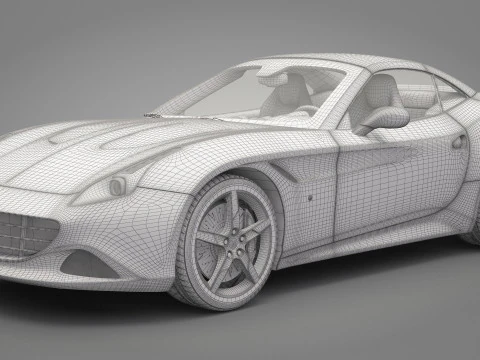 Generic Sport Car 03 3D Model