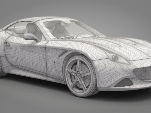 Generic Sport Car 03 3D Модель
