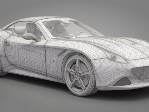 Generic Sport Car 03 3D Model
