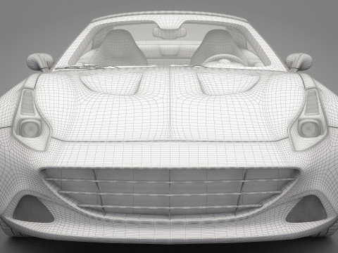 Generic Sport Car 03 3D Модель
