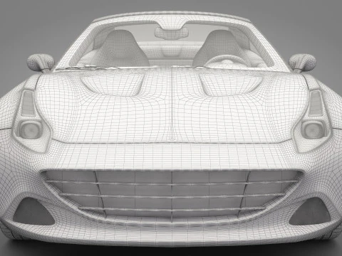 Generic Sport Car 03 3D Model
