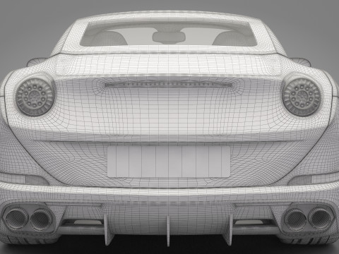 Generic Sport Car 03 3D Модель
