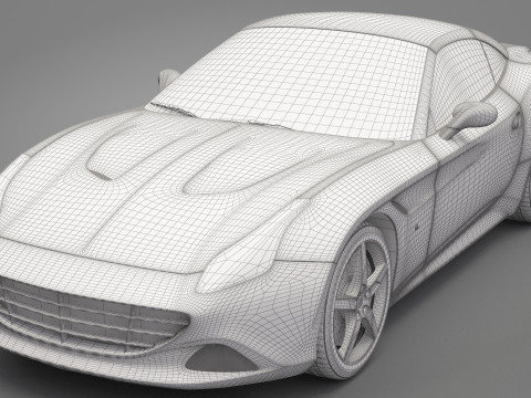 Generic Sport Car 03 3D Модель