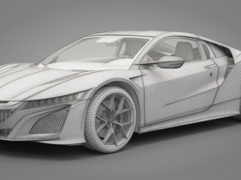 Honda NSX 3Dモデル