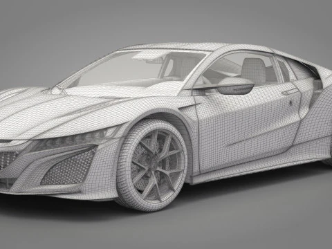 Honda NSX 3D Model