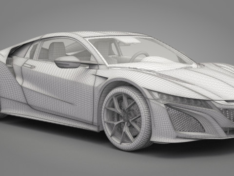 Honda NSX 3Dモデル