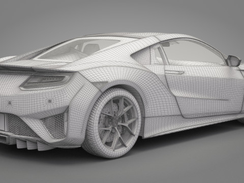 Honda NSX 3Dモデル