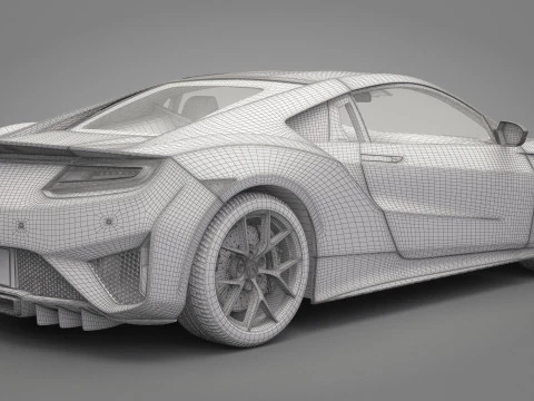 Honda NSX 3D Model