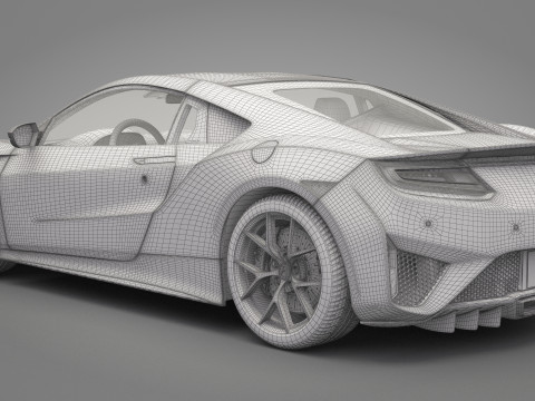 Honda NSX 3Dモデル