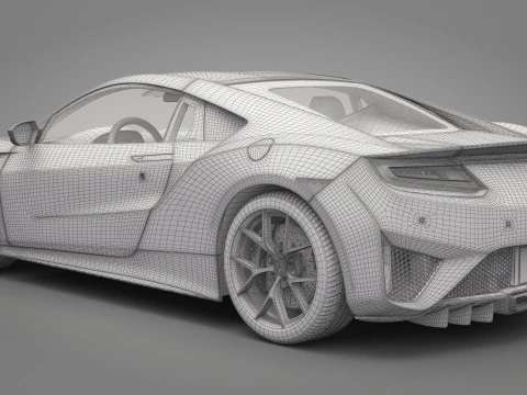 Honda NSX 3D Model