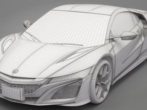 Honda NSX 3Dモデル