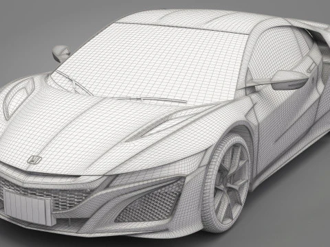 Honda NSX 3D Model