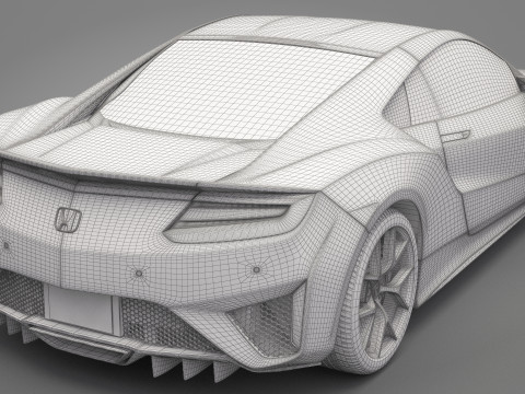 Honda NSX 3Dモデル