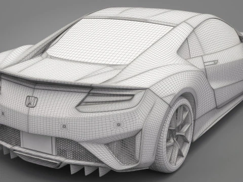 Honda NSX 3D Model