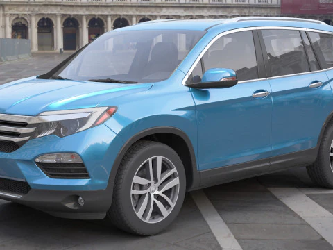 Generic Honda Crossover 3D Model