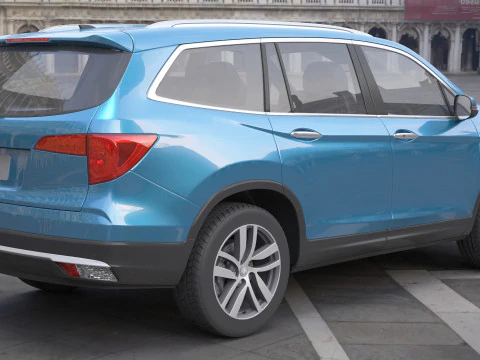 Generic Honda Crossover 3D Model