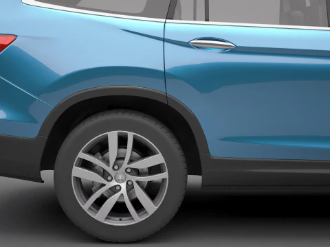 Generic Honda Crossover 3D Model