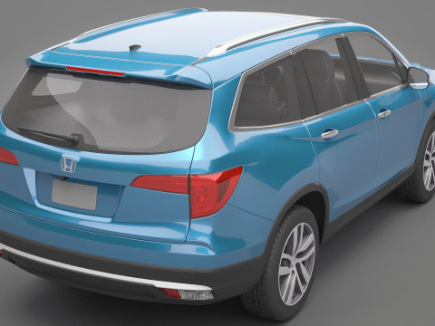 Generic Honda Crossover 3D 模型