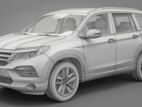 Generic Honda Crossover 3D 模型