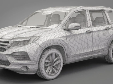 Generic Honda Crossover 3D Model
