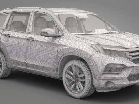 Generic Honda Crossover 3D 模型